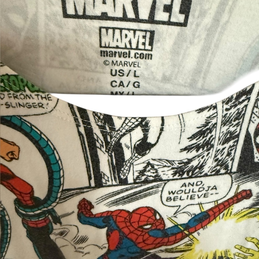 Marvel Spider-Man Comic Panel Dress: White, Red, Blue, Black